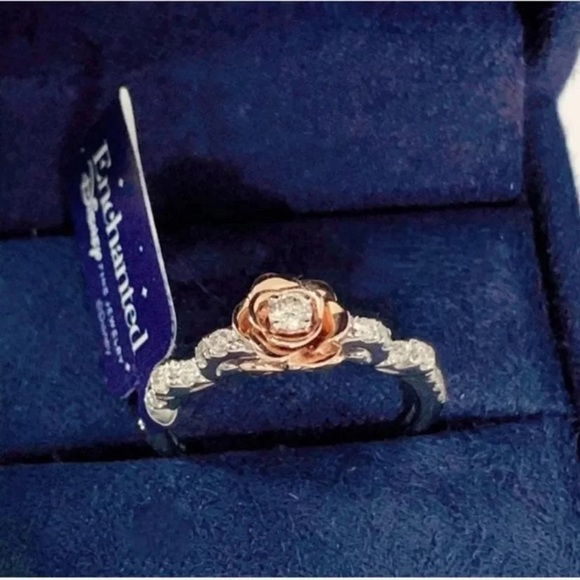 Enchanted Disney Belle Rose Ring - Picture 7 of 16